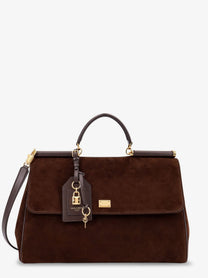 Dolce &amp; Gabbana Women's My Sicily Suede Handbag Black