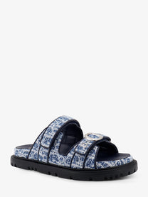 Dior Women's Mydior Dioriviera Denim Sandals Blue