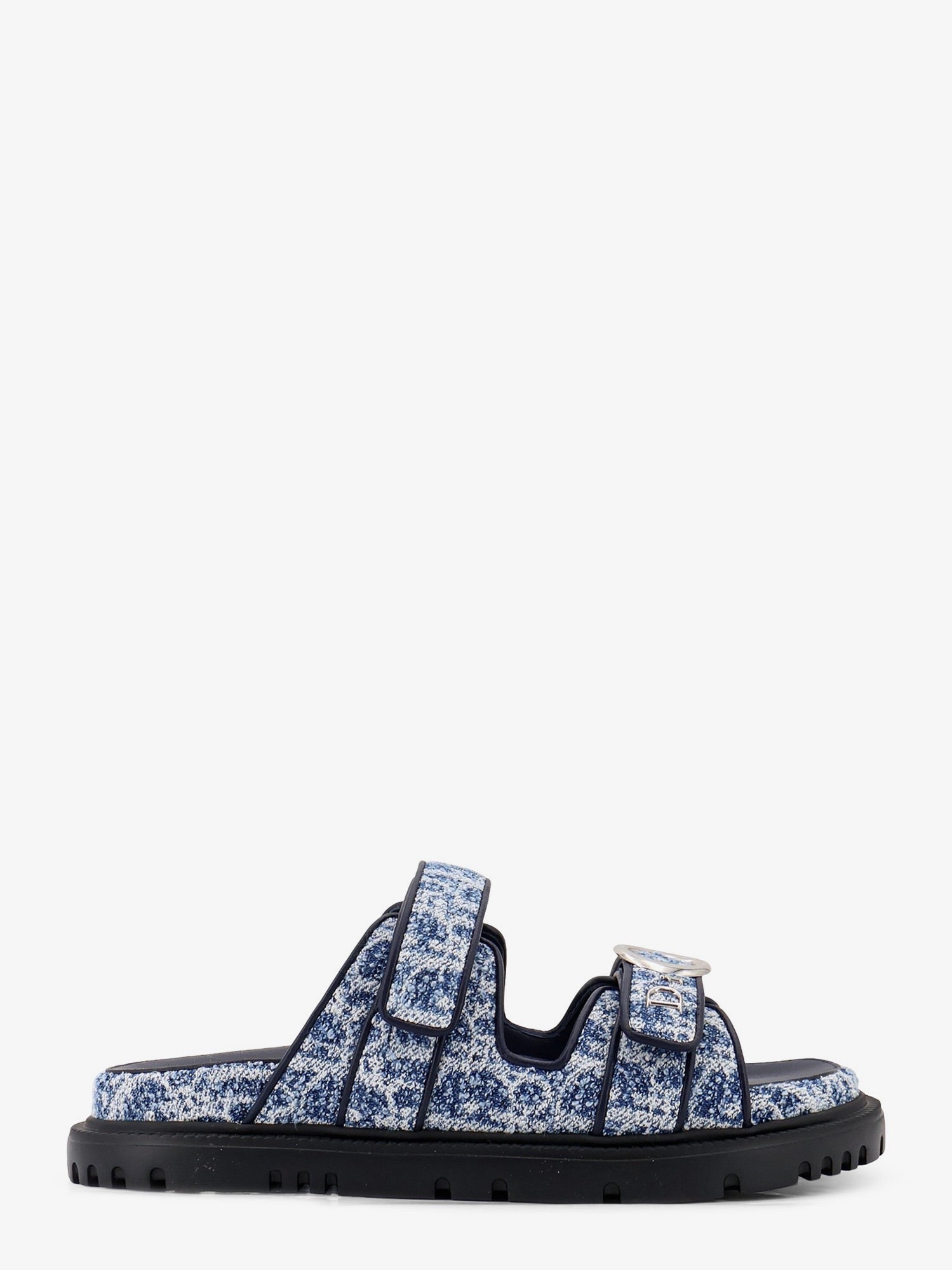 Dior Women's Mydior Dioriviera Denim Sandals Blue
