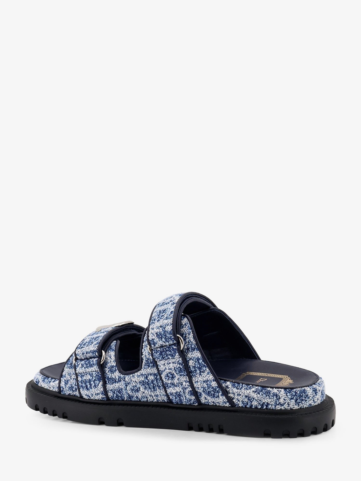 Dior Women's Mydior Dioriviera Denim Sandals Blue
