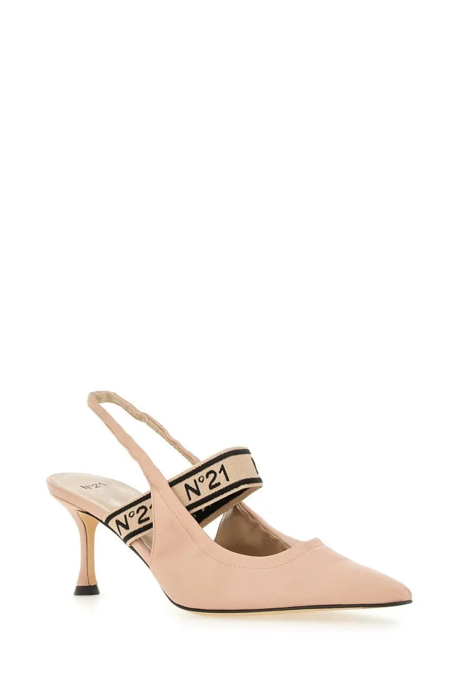 N°21 Women's Slingback Beige, view 2
