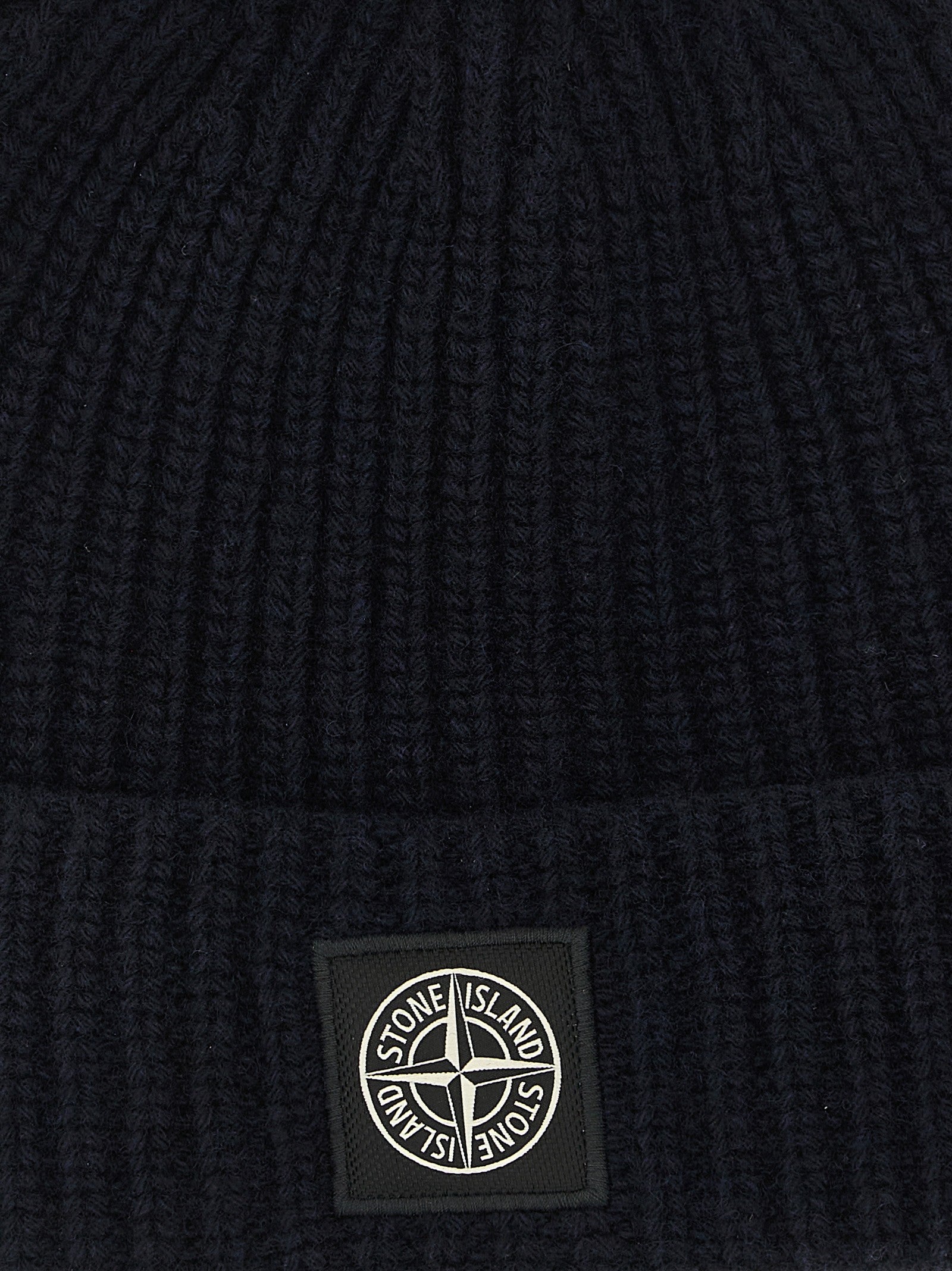 Stone Island Men's Geelong Virgin Wool Hat Blue
