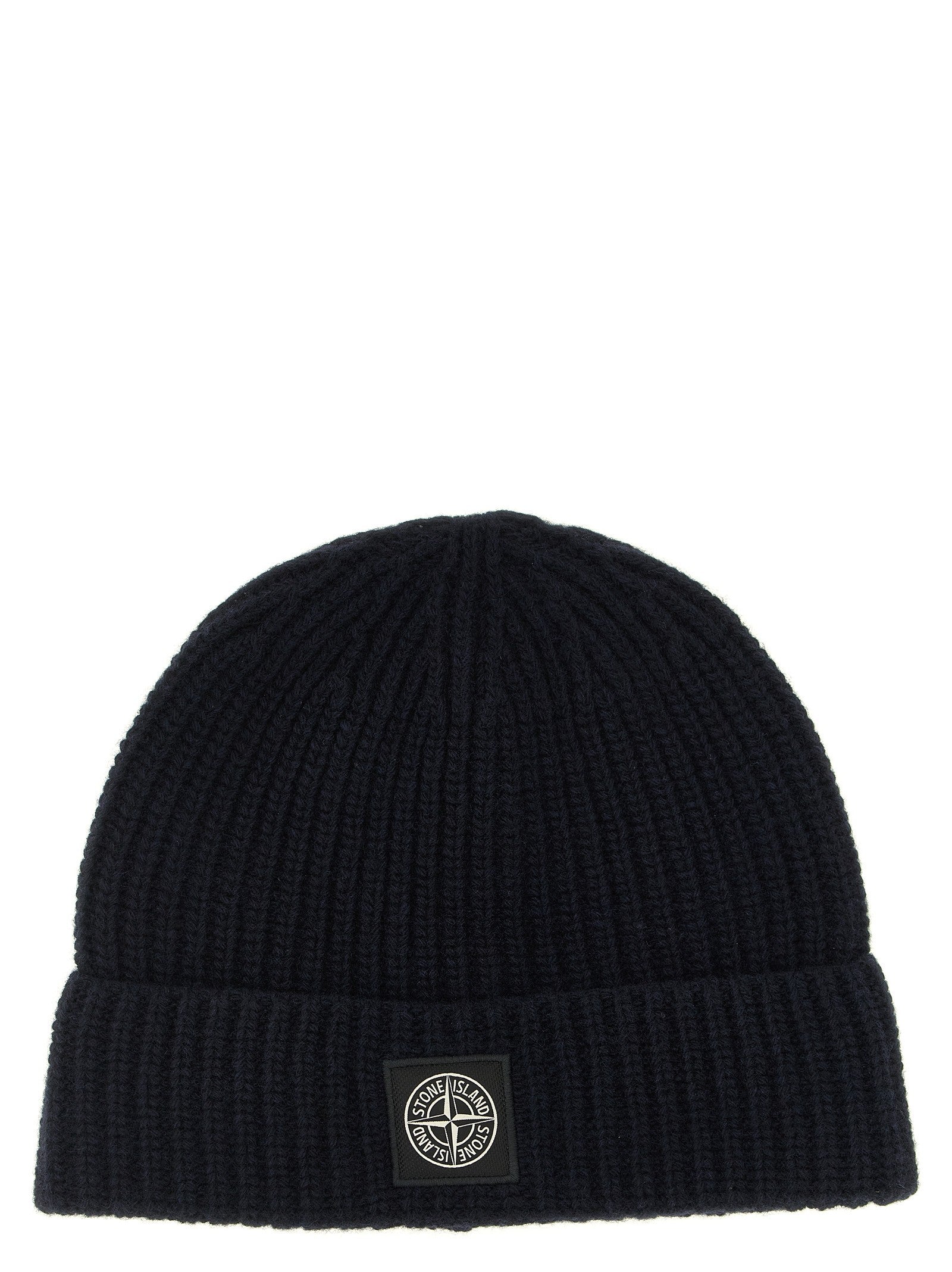 Stone Island Men's Geelong Virgin Wool Hat Blue