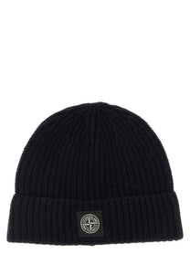 Stone Island Men's Geelong Virgin Wool Hat Blue