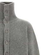 extreme cashmere Clement Cardigan Grey, view 3