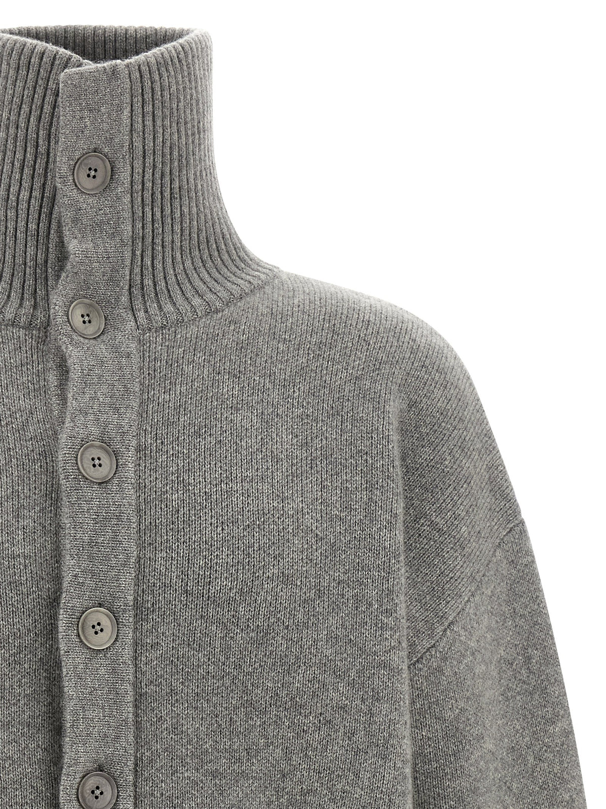 extreme cashmere Clement Cardigan Grey, view 3