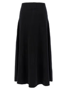 extreme cashmere Ease Skirt Black, view 2
