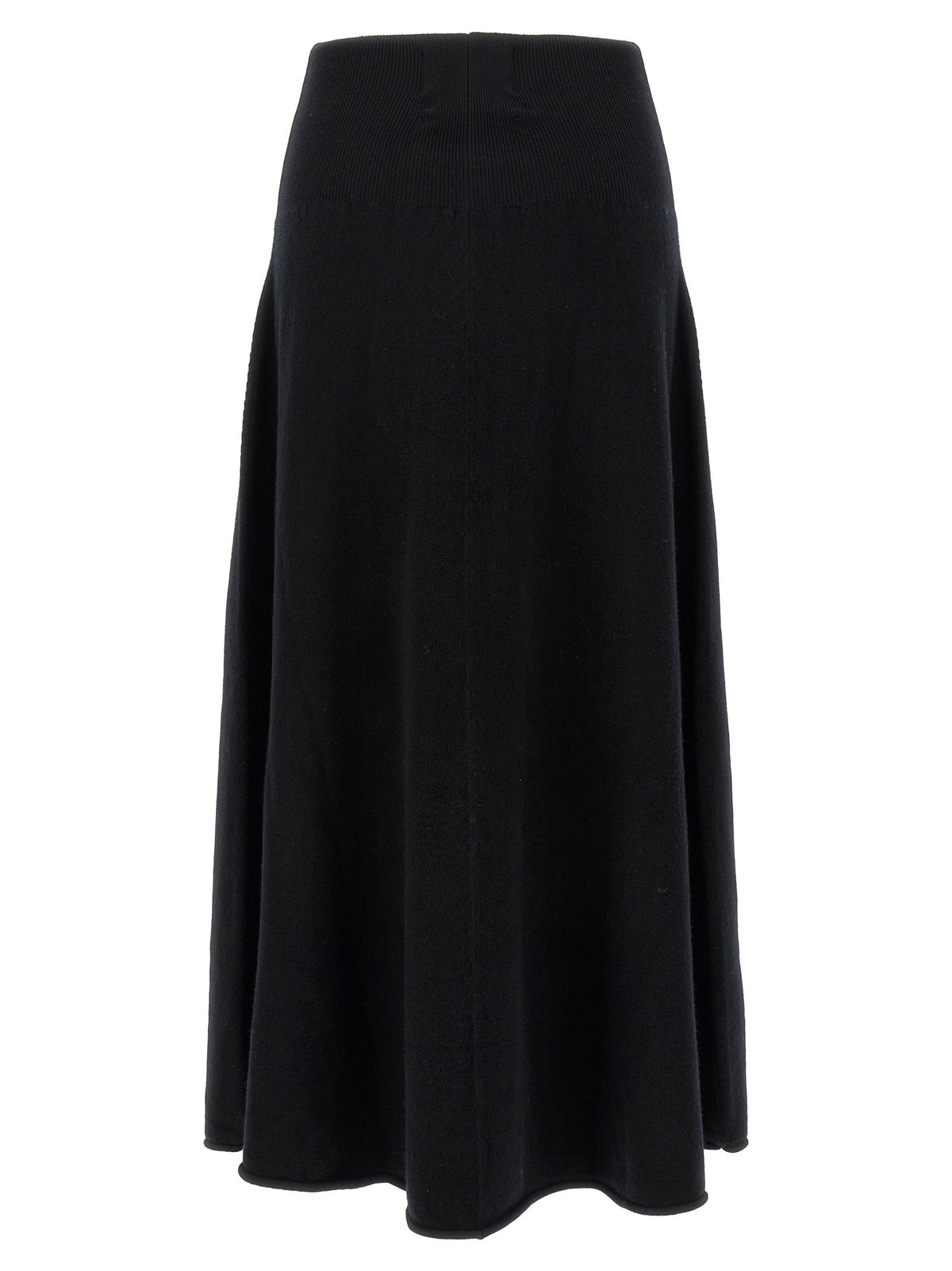 extreme cashmere Ease Skirt Black