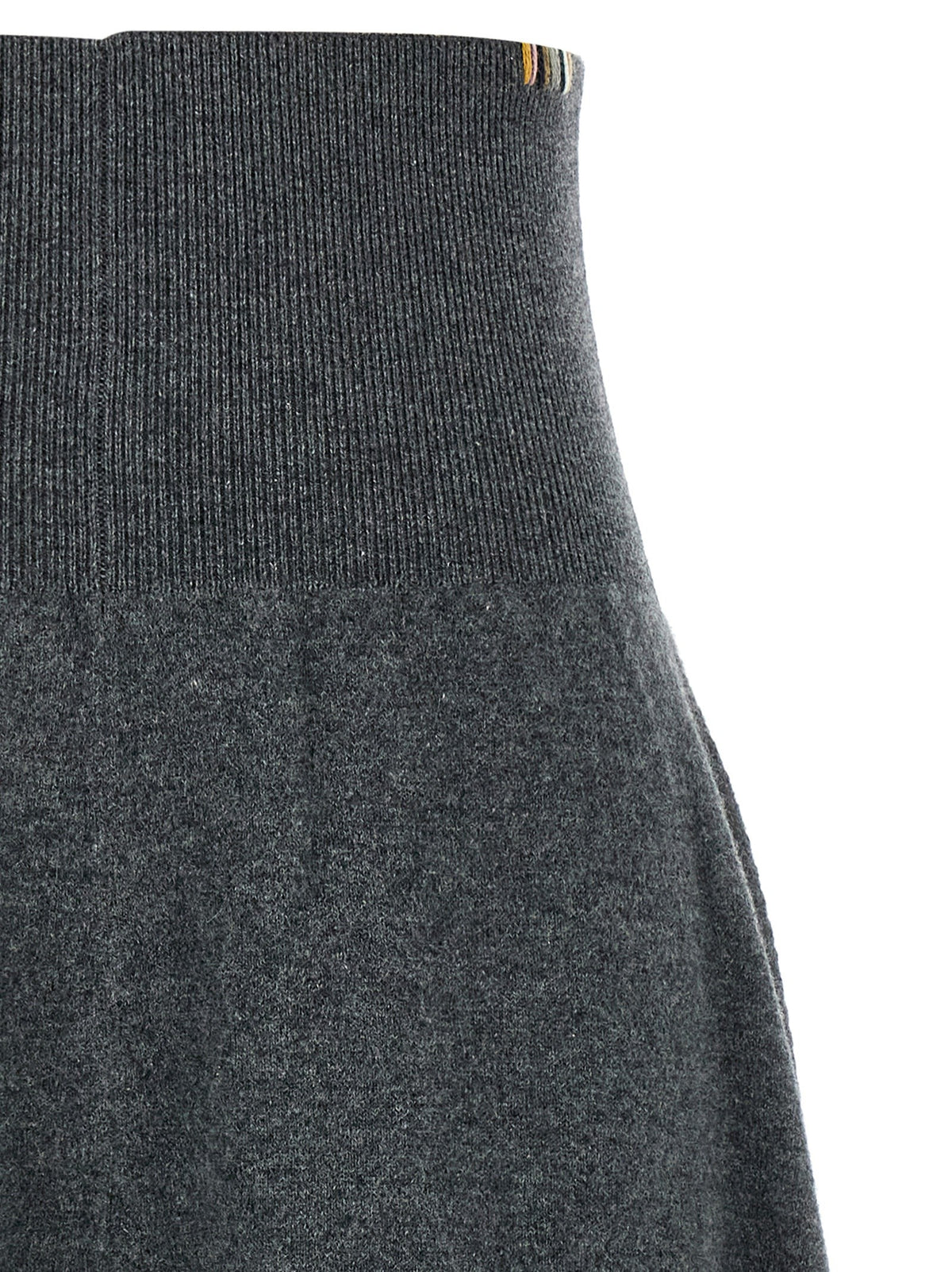 extreme cashmere Ease Skirt Grey