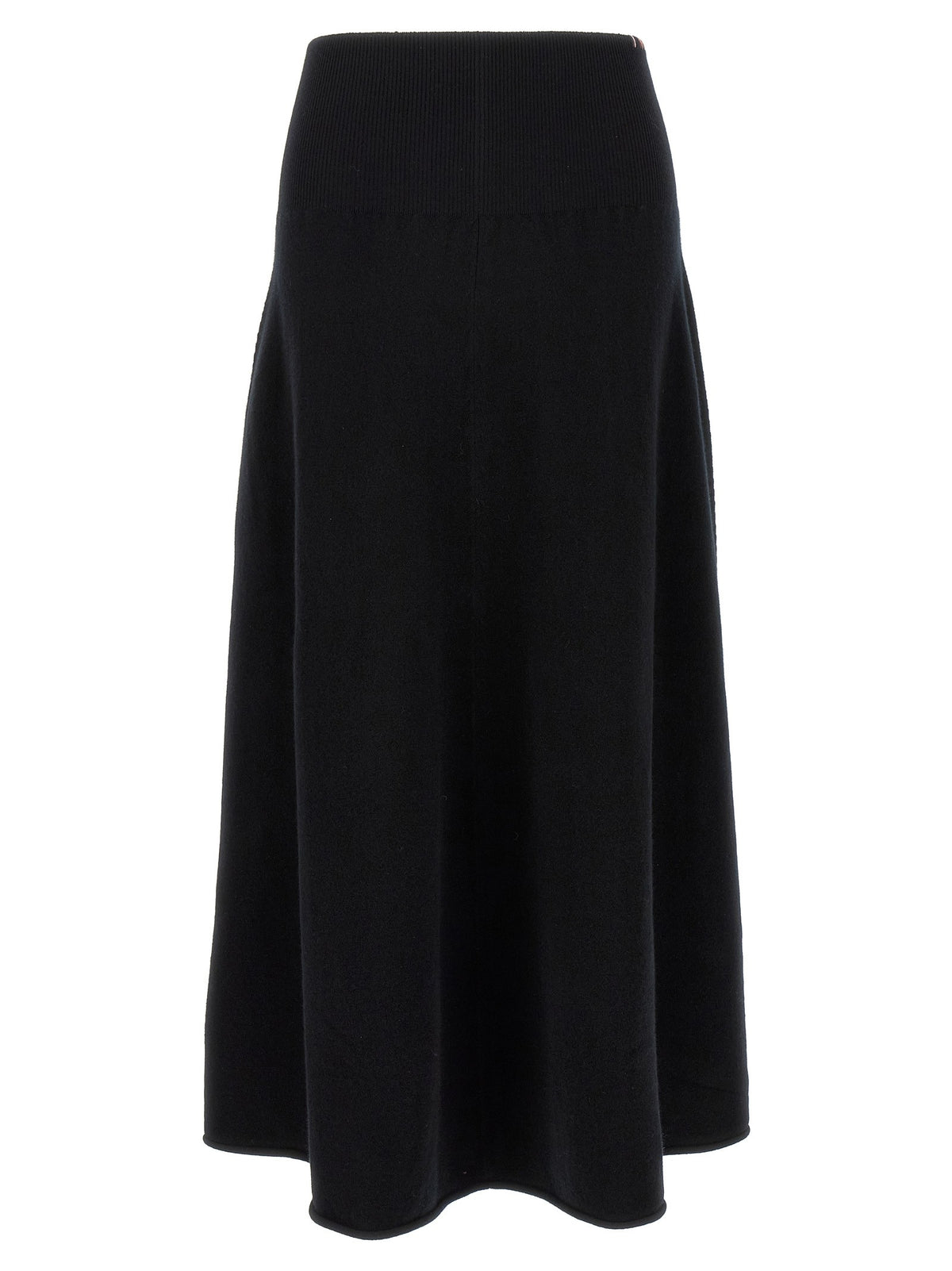 extreme cashmere Ease Skirt Black