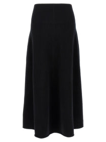 extreme cashmere Ease Skirt Black