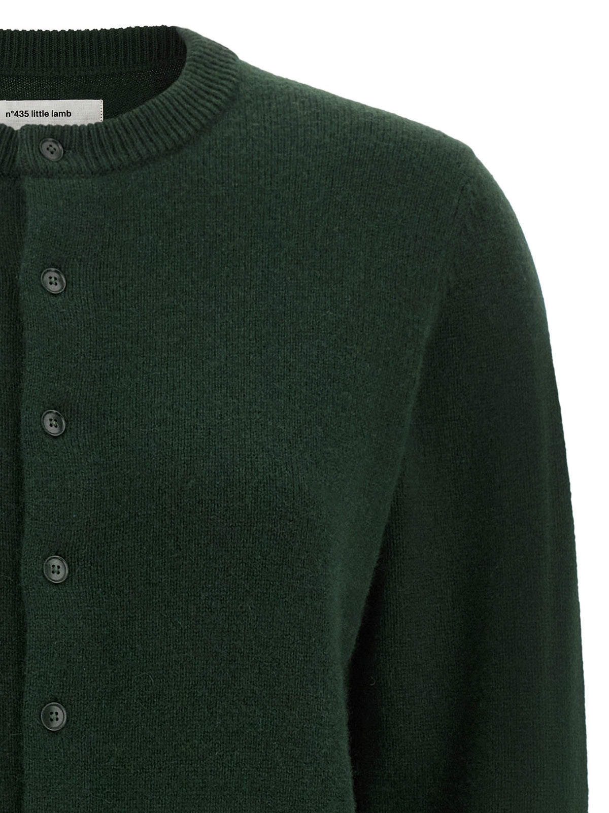 extreme cashmere Little Lamb Cardigan Green, view 3