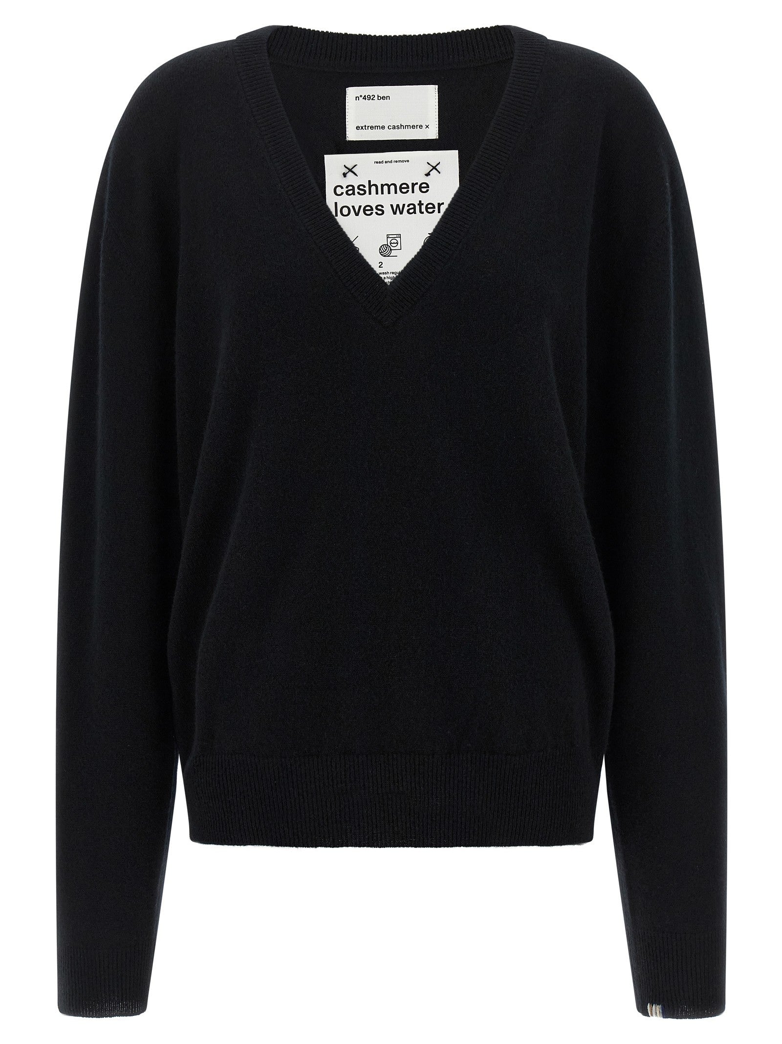 extreme cashmere Ben Sweater Black