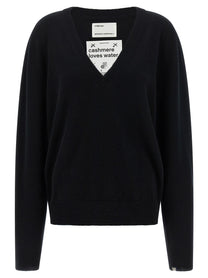 extreme cashmere Ben Sweater Black