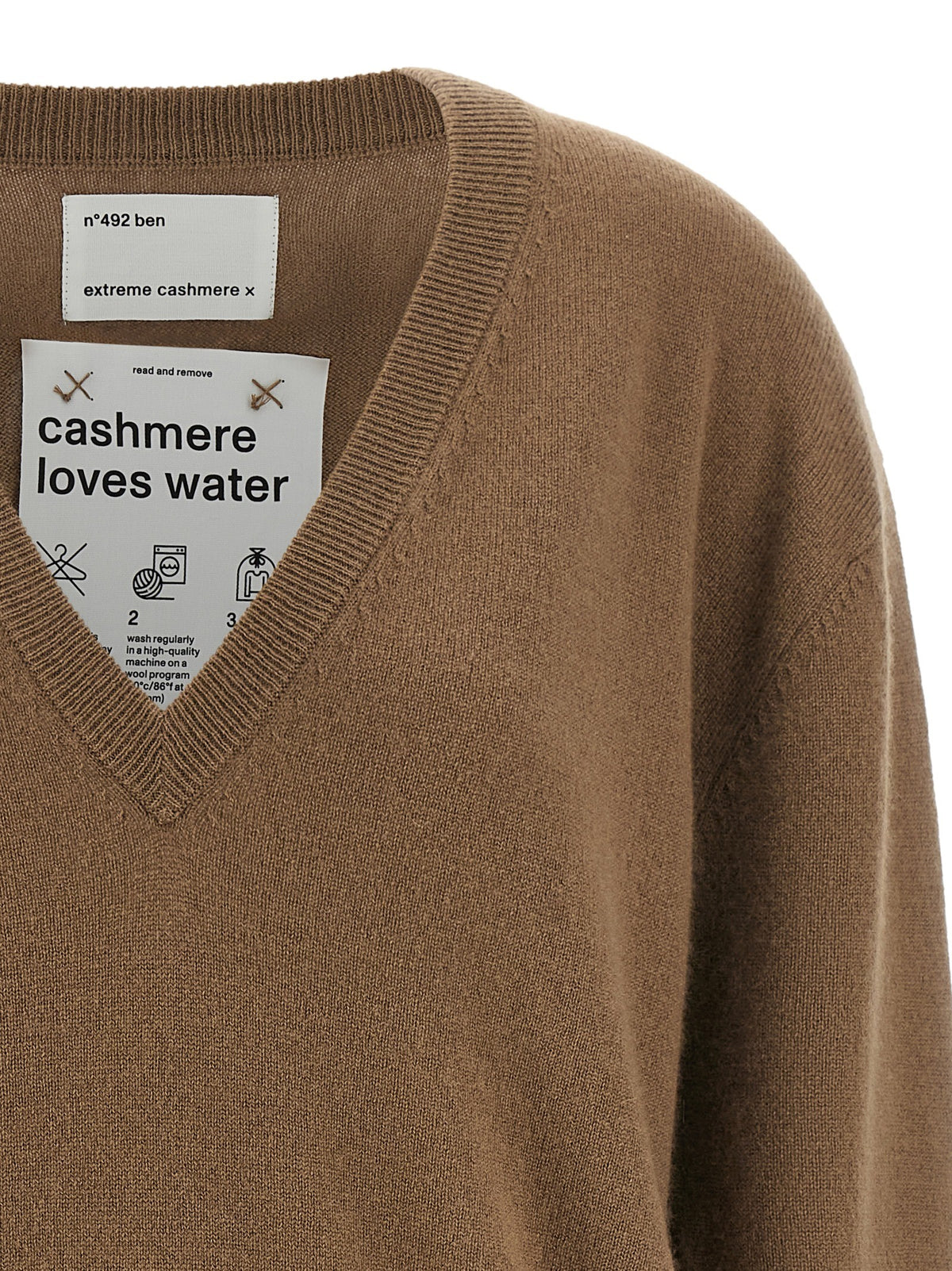 extreme cashmere Ben Sweater Brown, view 3