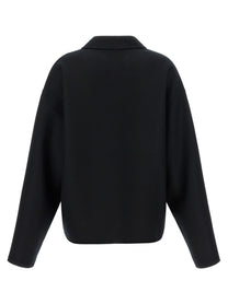 extreme cashmere Julian Blouse Black