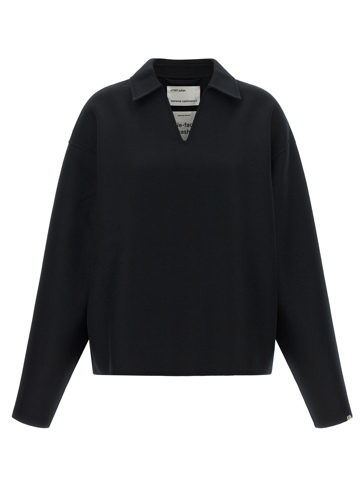 extreme cashmere Julian Blouse Black