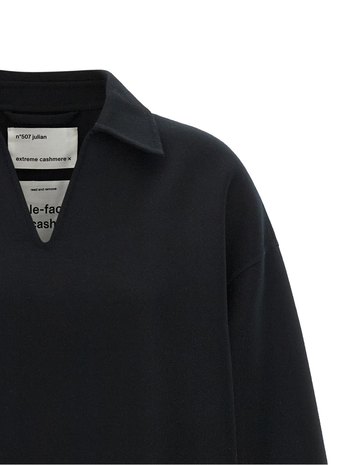 extreme cashmere Julian Blouse Black