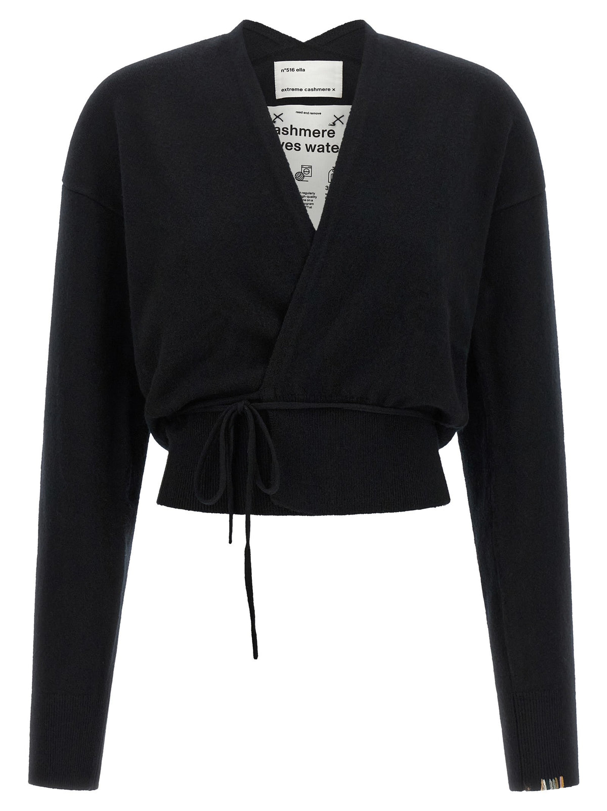 extreme cashmere Ella Cardigan Black
