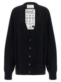 extreme cashmere Simo Cardigan Black