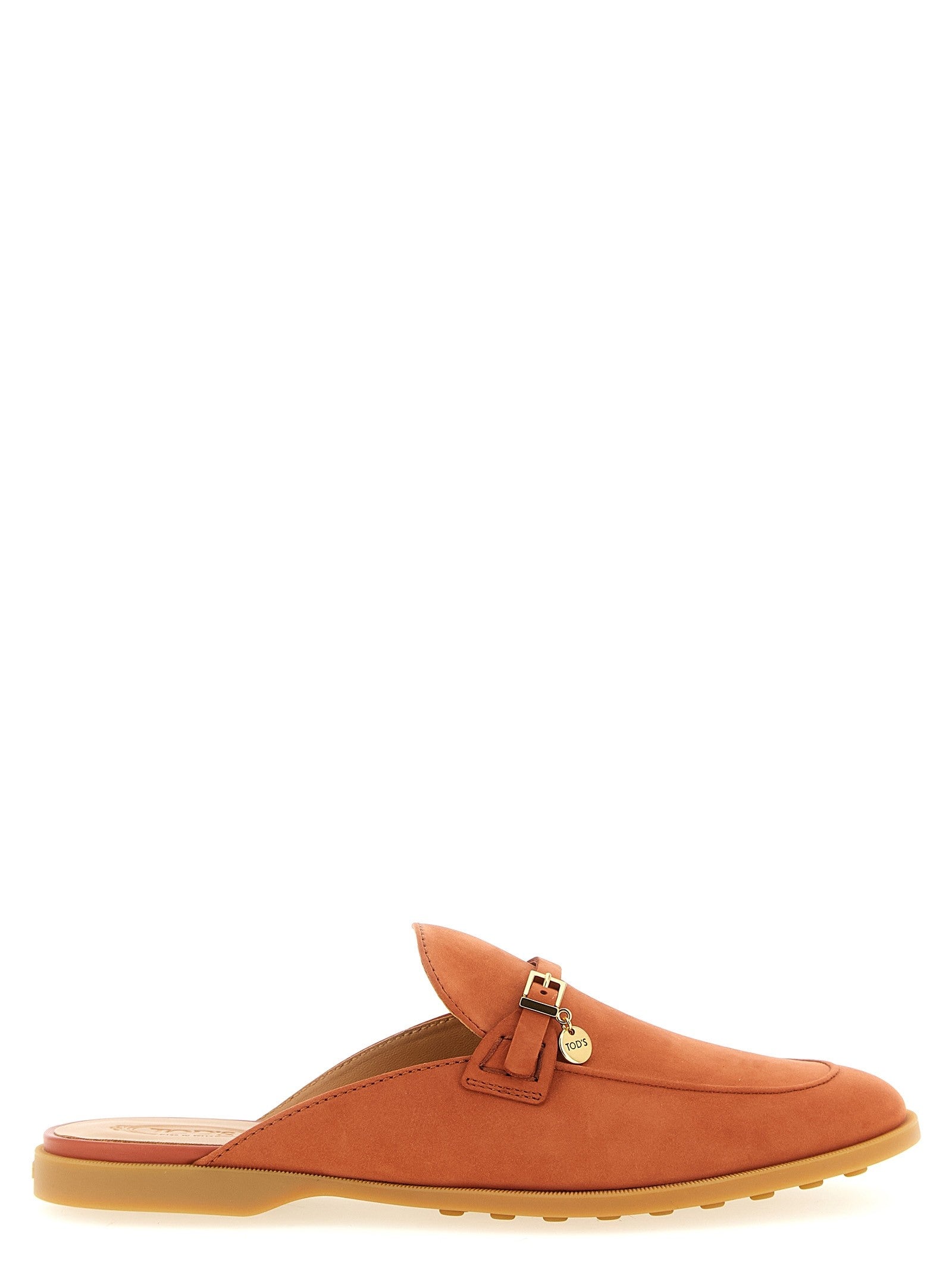 Tod's Nabuk Sabots Orange