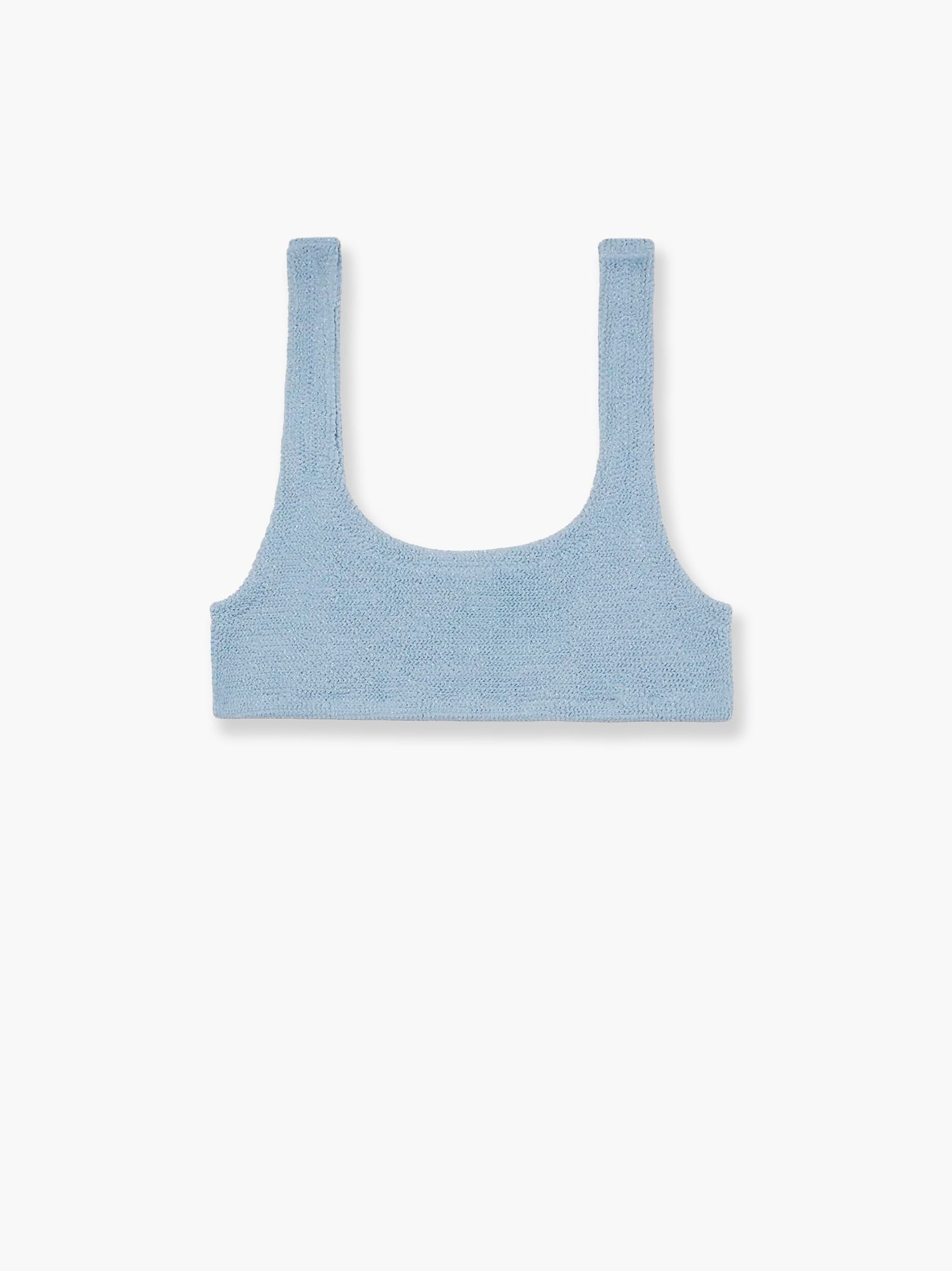 Mc2 Saint Barth Women's Naima Stretch Nylon Bikini Top Blue