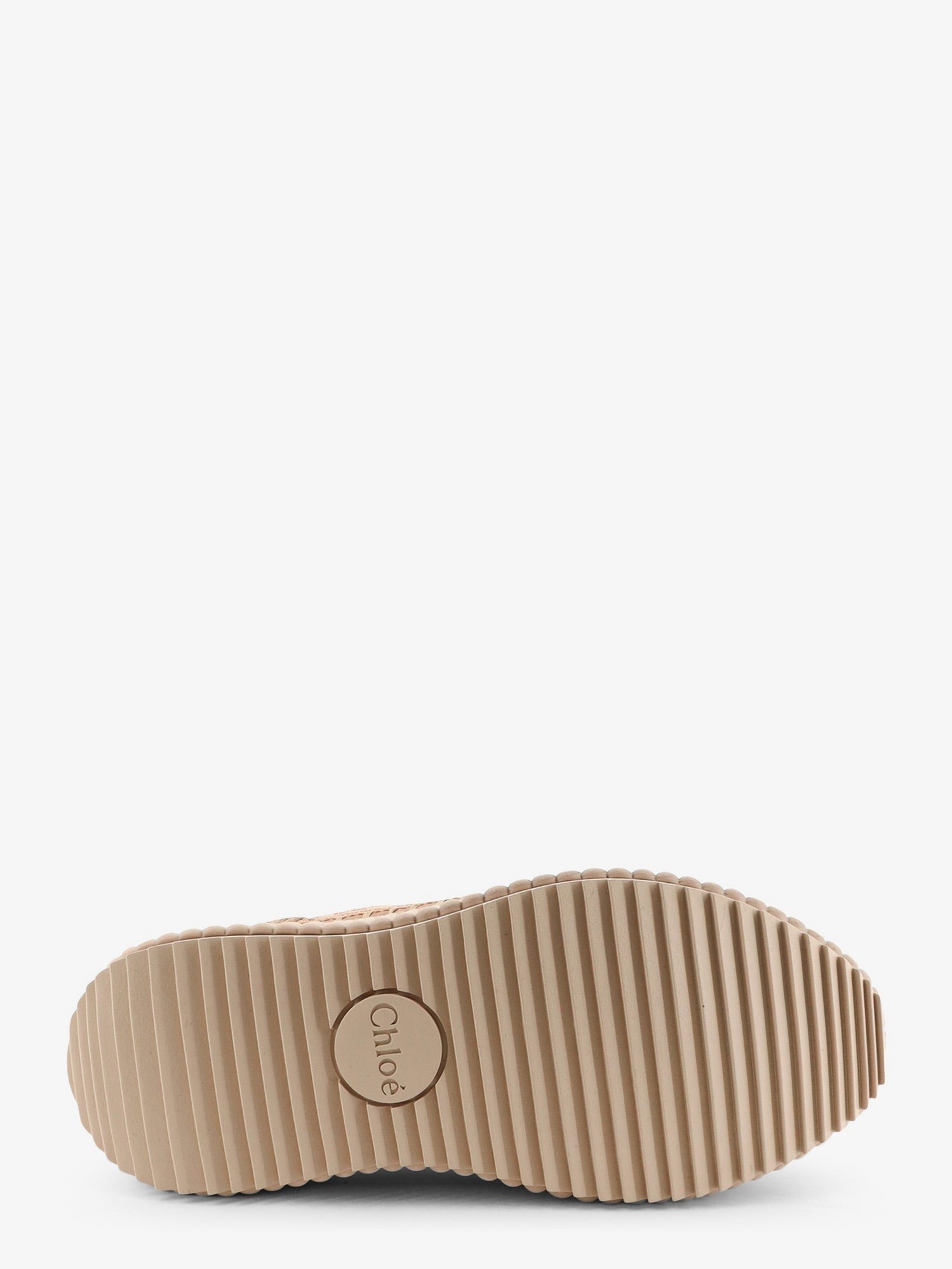 Chloé Women's Nama Low Top Sneakers in Mesh Beige