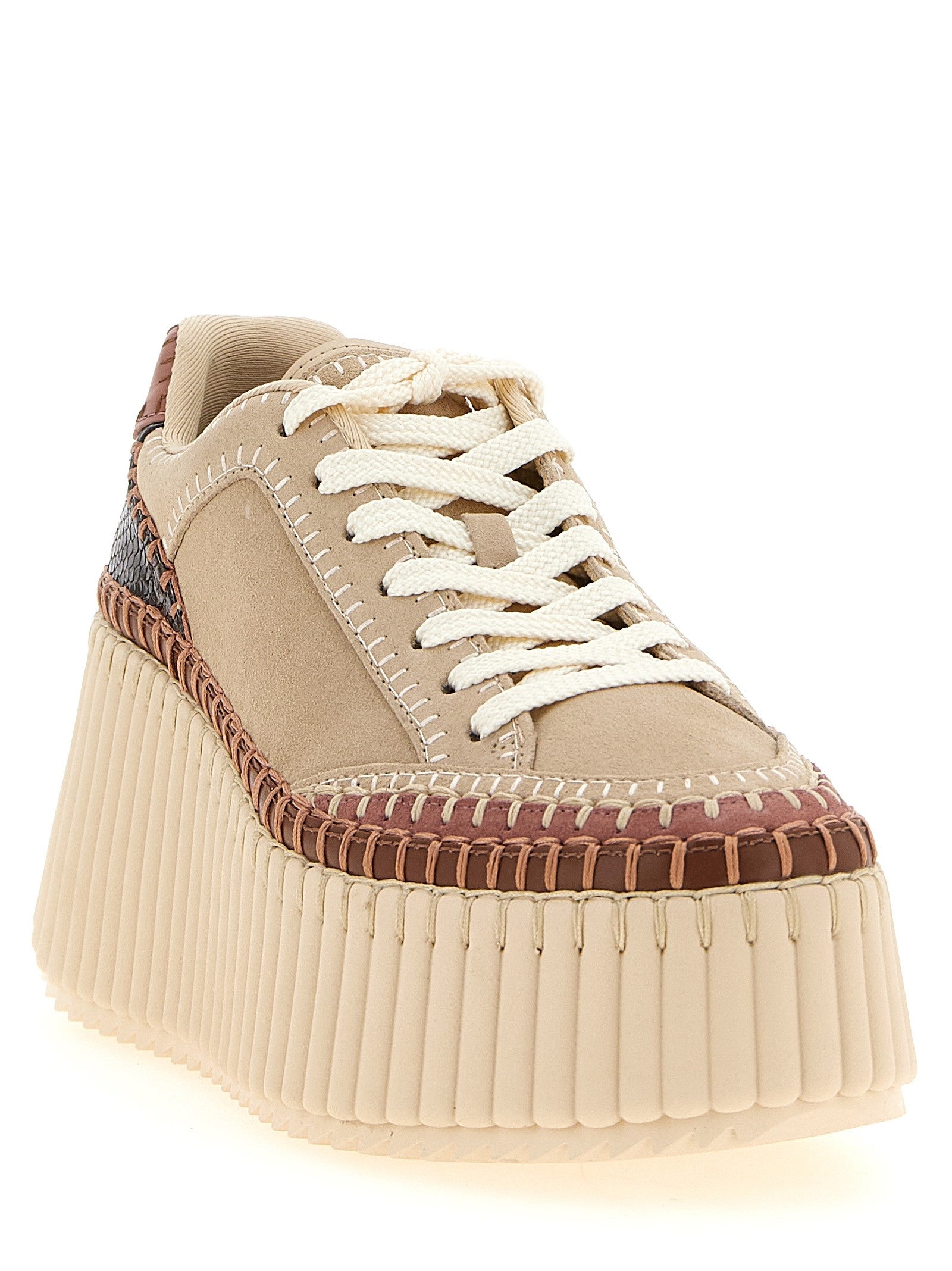 Chloé Nama Sneakers Beige