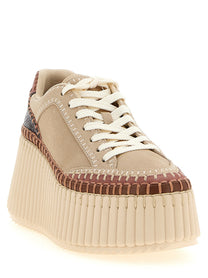 Chloé Nama Sneakers Beige