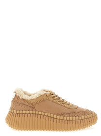 Chloé Nama Sneakers Beige