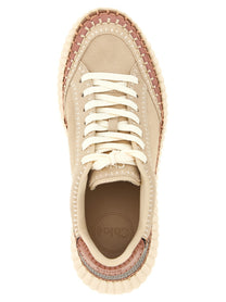Chloé Nama Sneakers Beige
