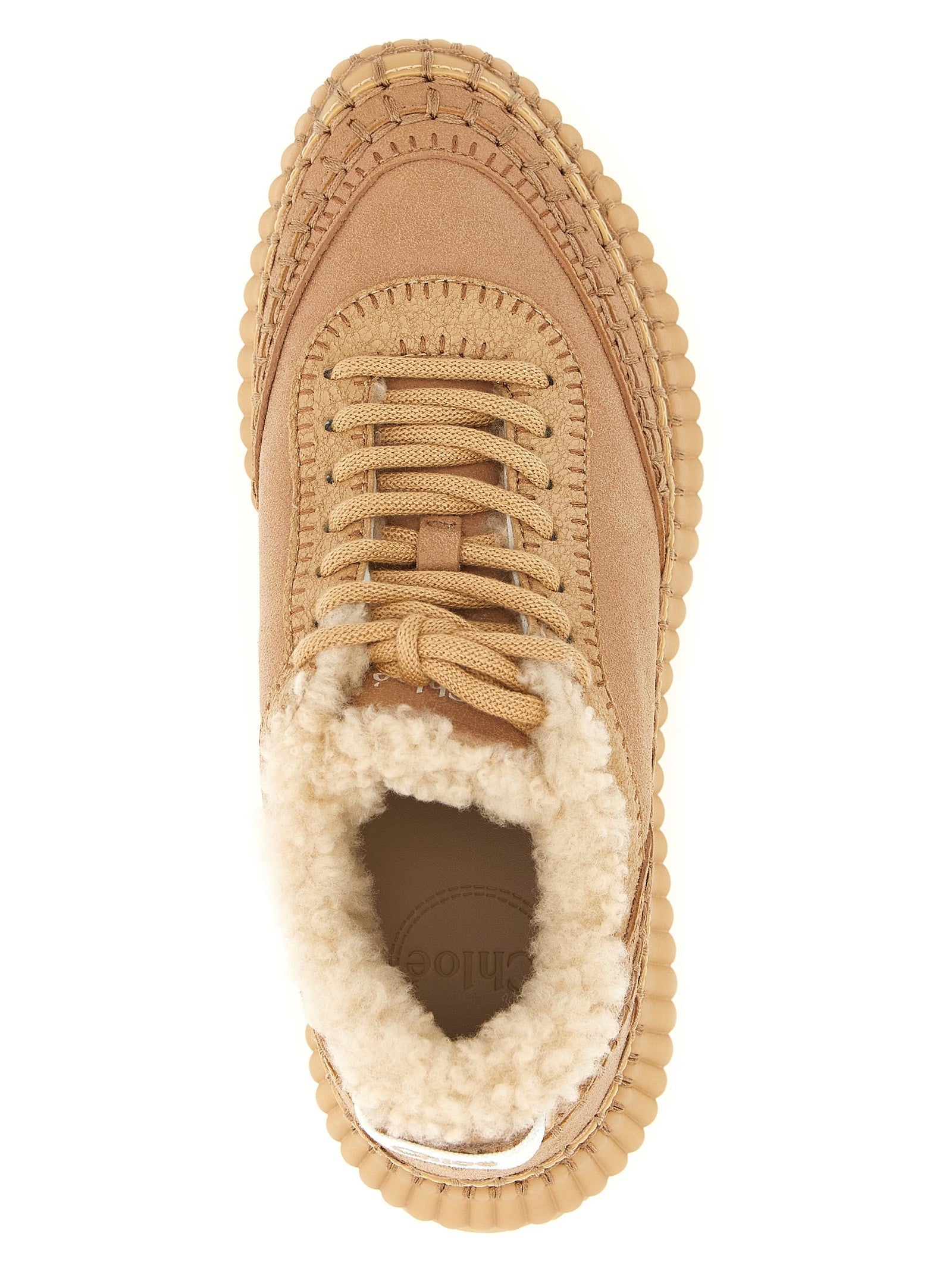 Chloé Nama Sneakers Beige