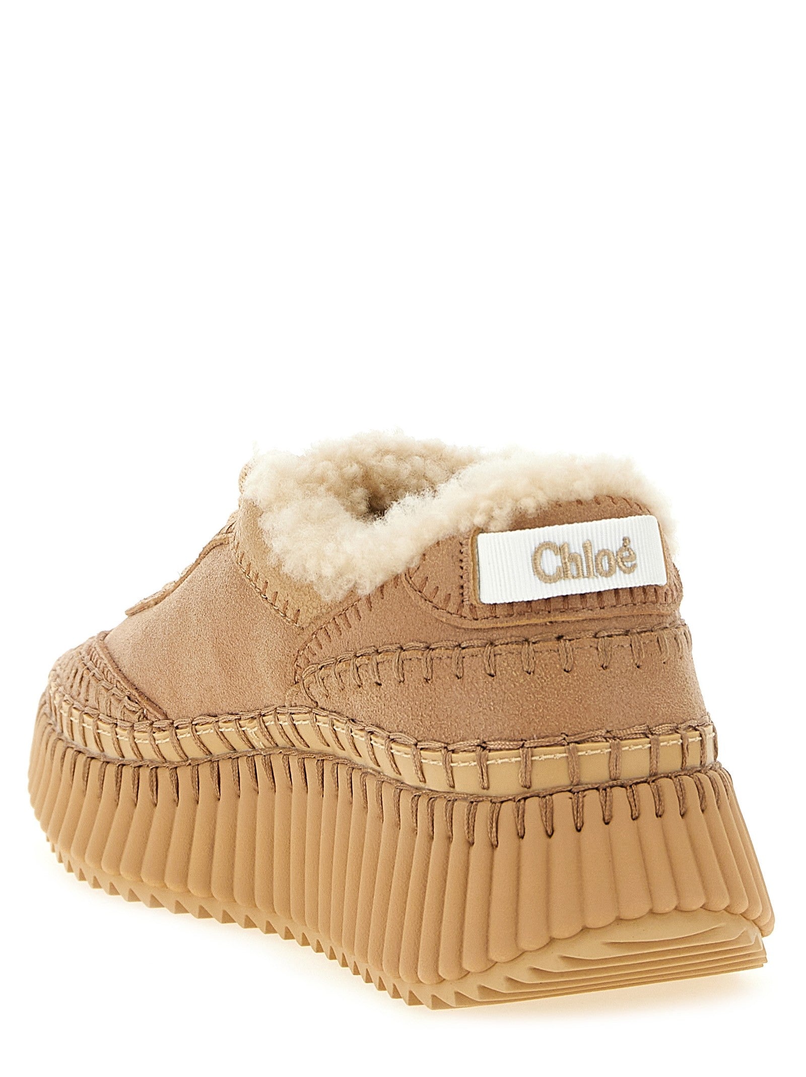 Chloé Nama Sneakers Beige