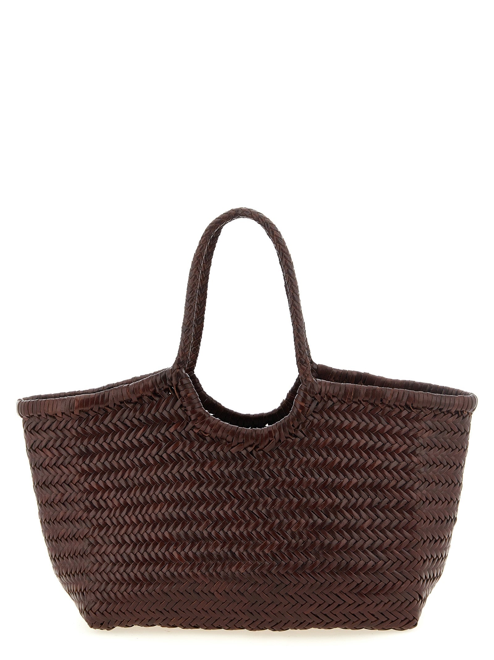 Dragon Diffusion Nantucket Basket Big Shoulder Bag Brown