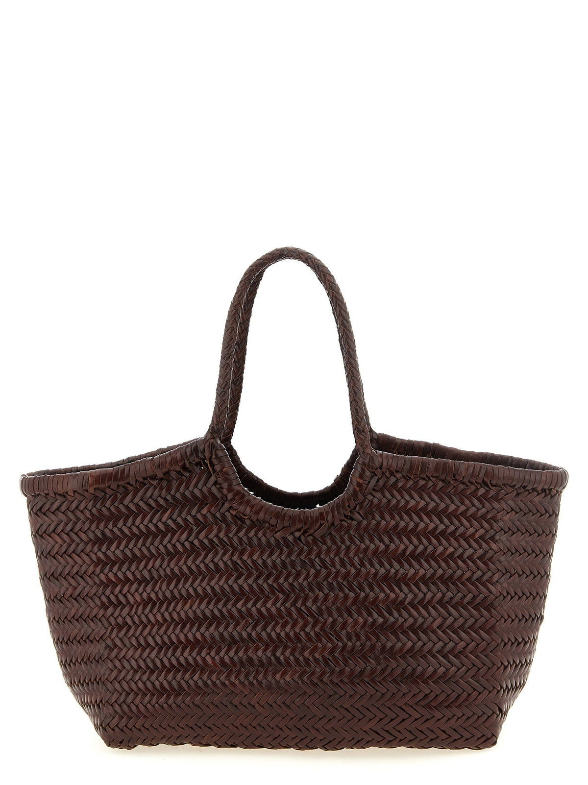 Dragon Diffusion Nantucket Basket Big Shoulder Bag Brown