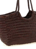 Dragon Diffusion Nantucket Basket Big Shoulder Bag Brown, view 3
