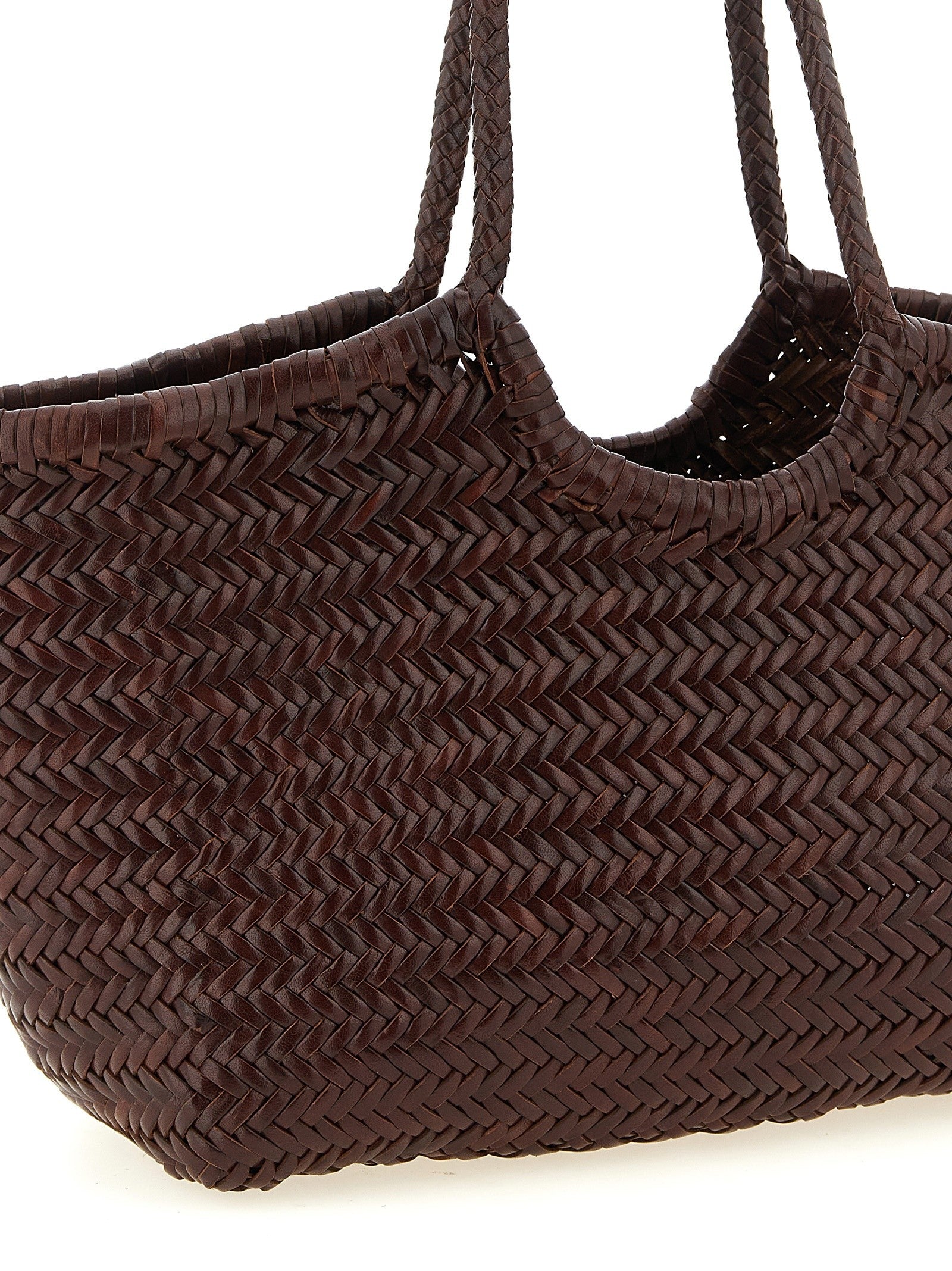 Dragon Diffusion Nantucket Basket Big Shoulder Bag Brown
