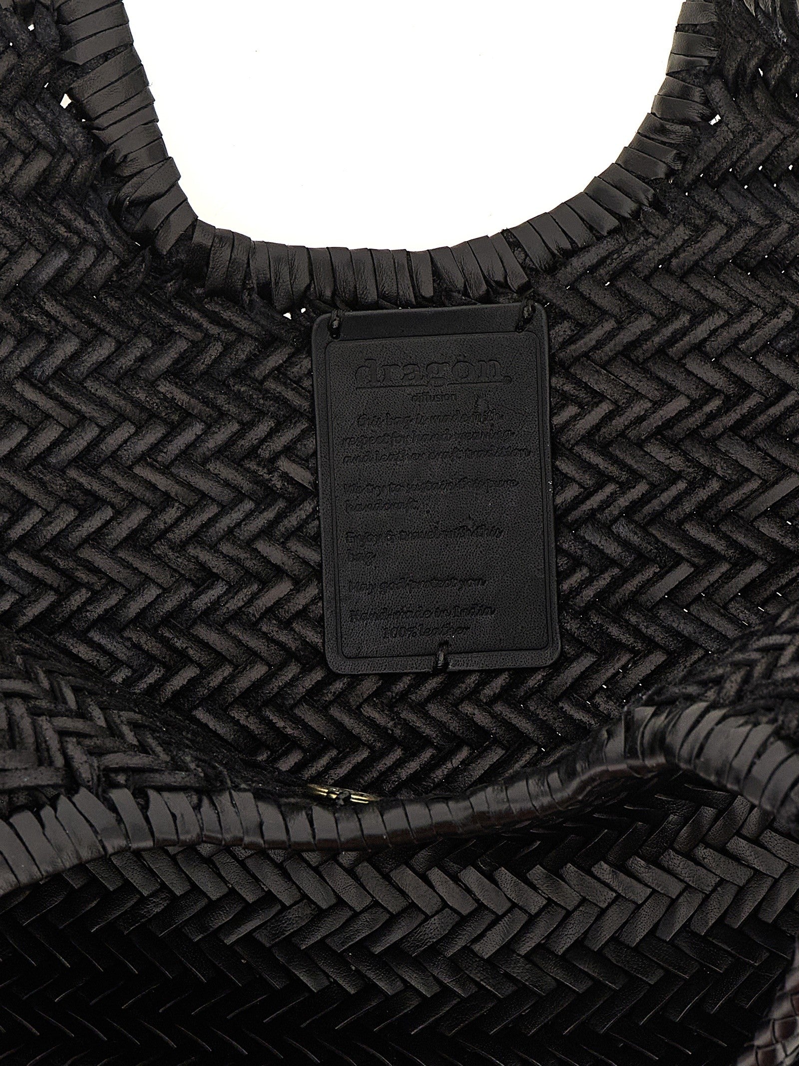 Dragon Diffusion Nantucket Basket Big Shoulder Bag Black