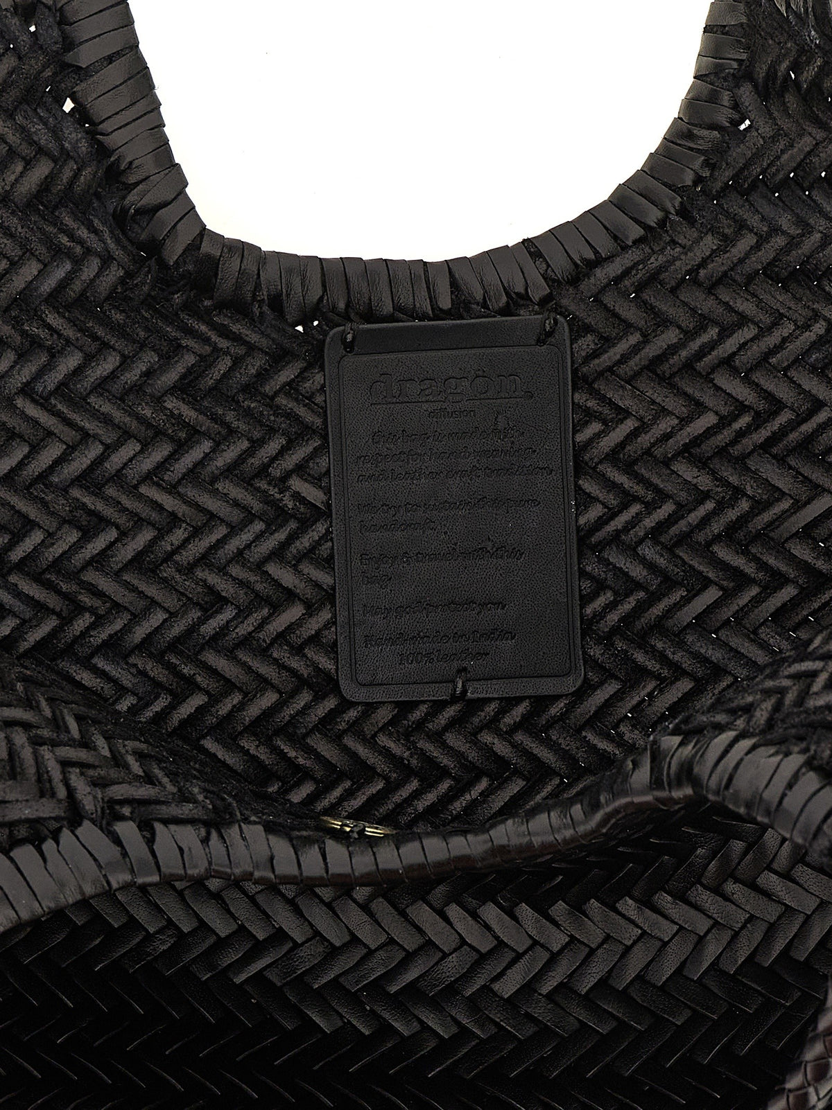 Dragon Diffusion Nantucket Basket Big Shoulder Bag Black, view 4