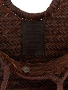 Dragon Diffusion Nantucket Basket Big Shoulder Bag Brown, view 4