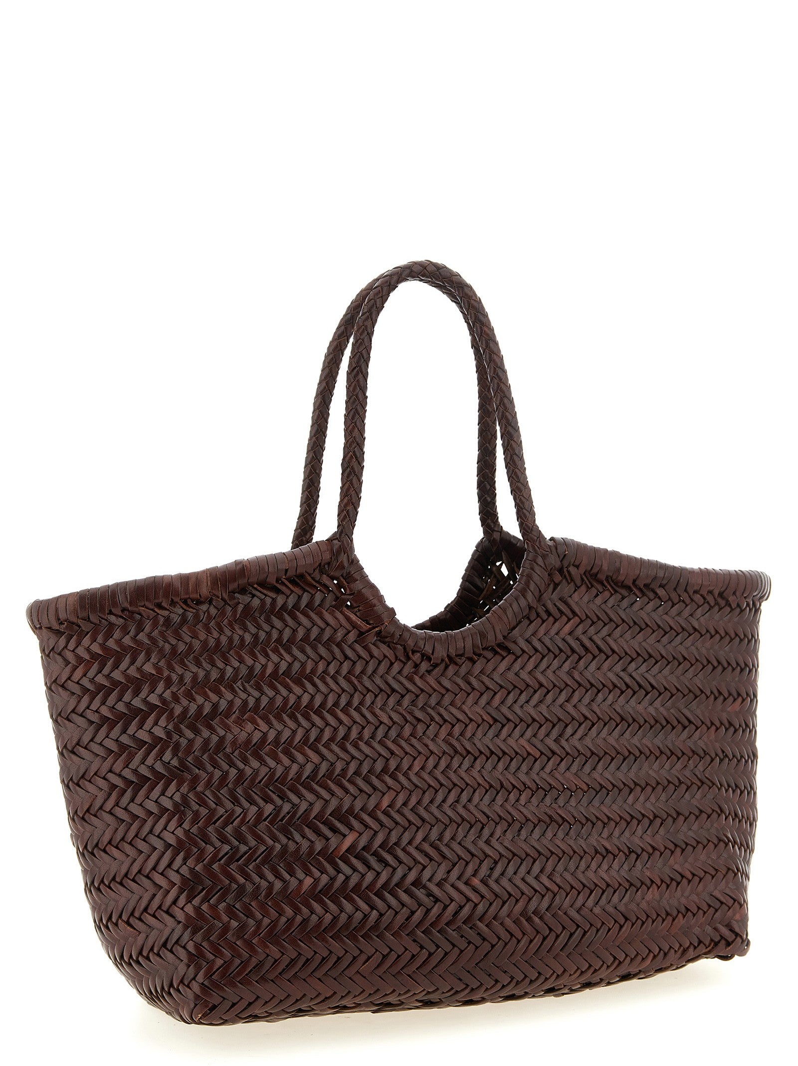 Dragon Diffusion Nantucket Basket Big Shoulder Bag Brown