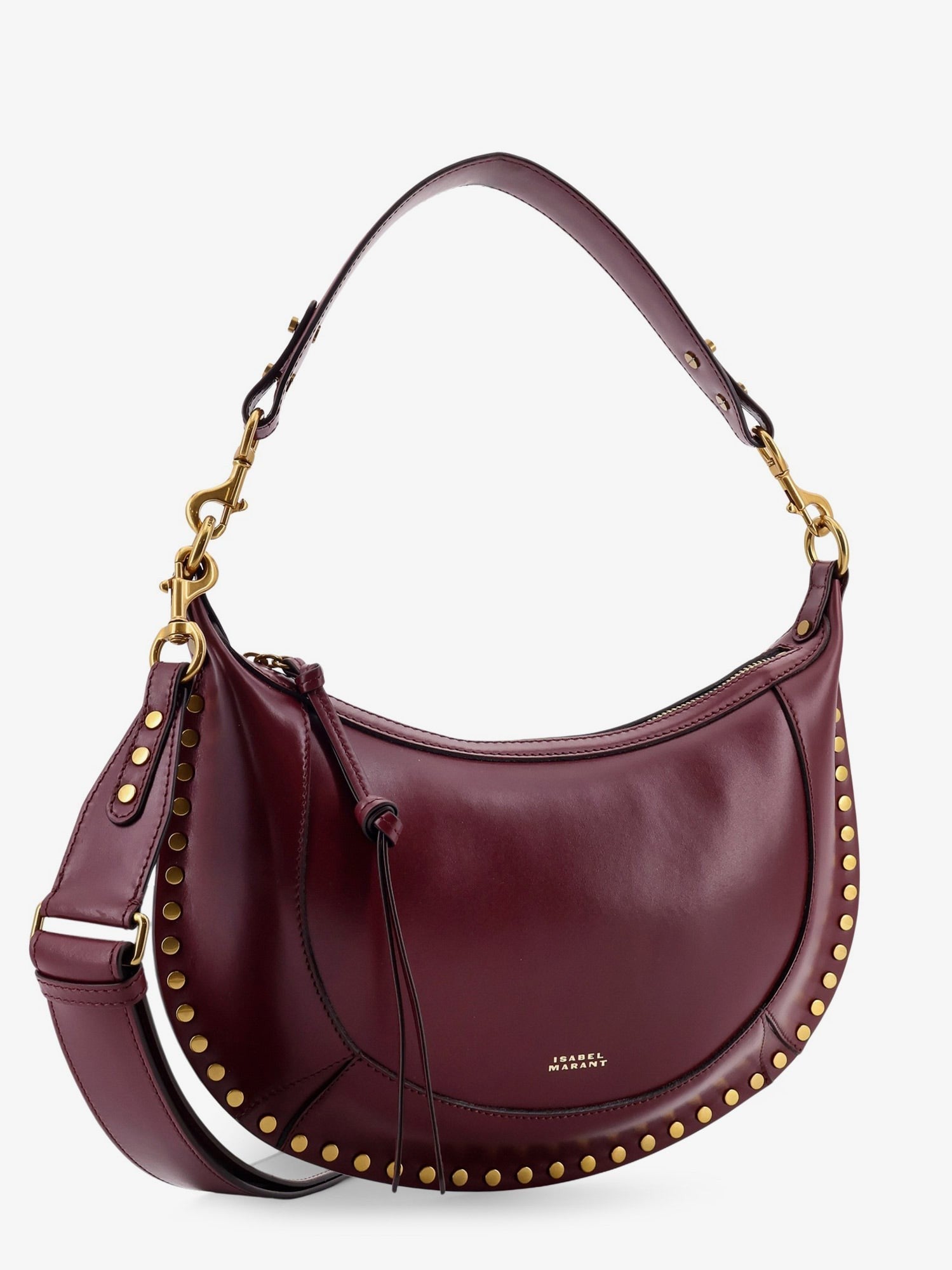 ISABEL MARANT Women's Naoko Leather Crossbody Bag Red