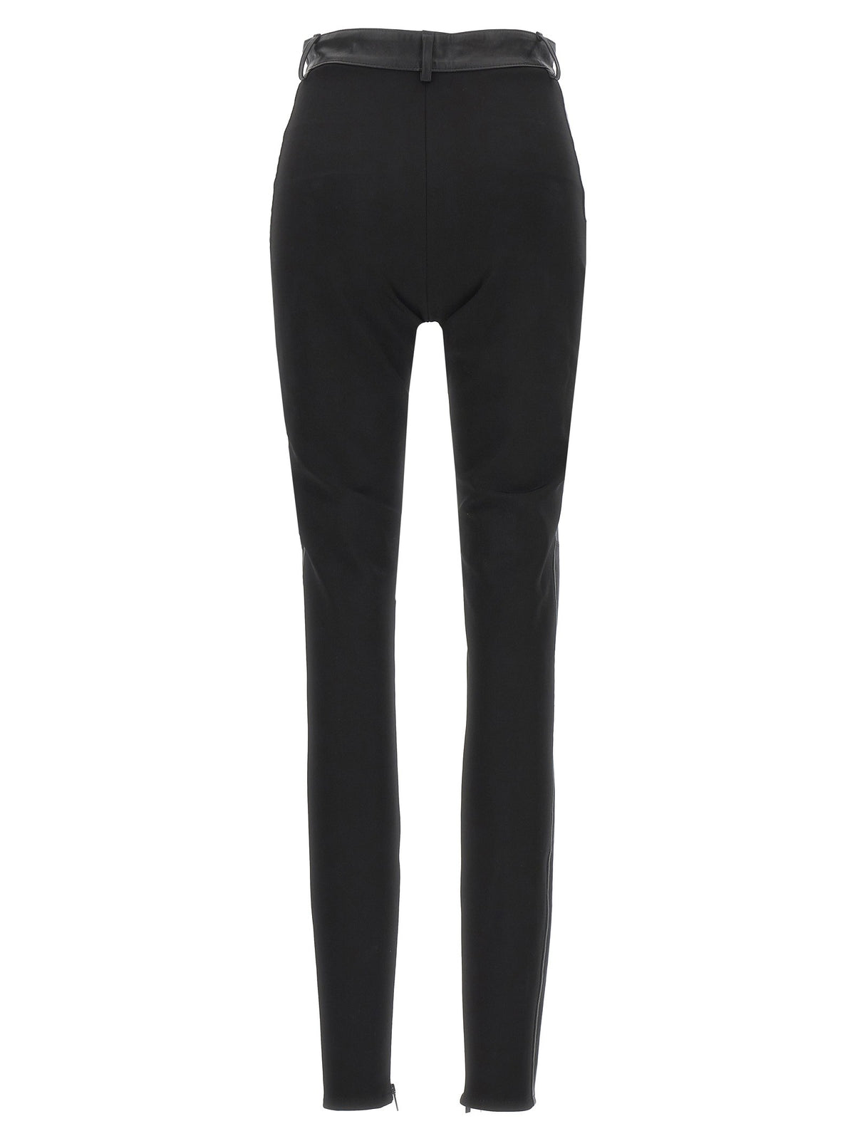 David Koma Napa Leather Leggings Black, view 2