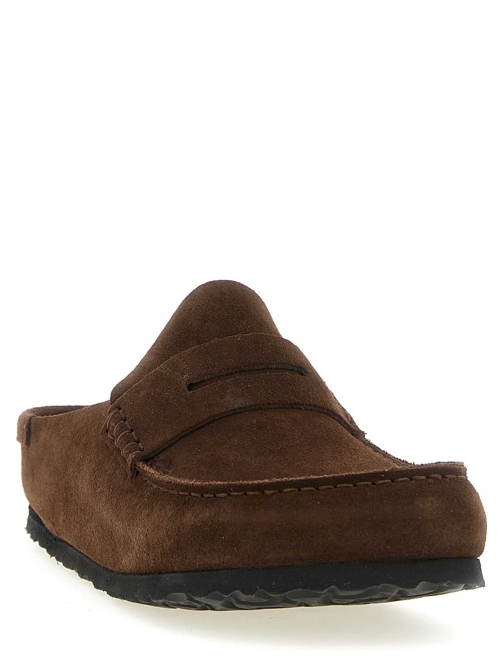 Birkenstock Naples Wrapped Sabots Brown