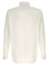 Finamore Napoli Classic Tuxedo Shirt White
