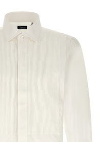 Finamore Napoli Classic Tuxedo Shirt White