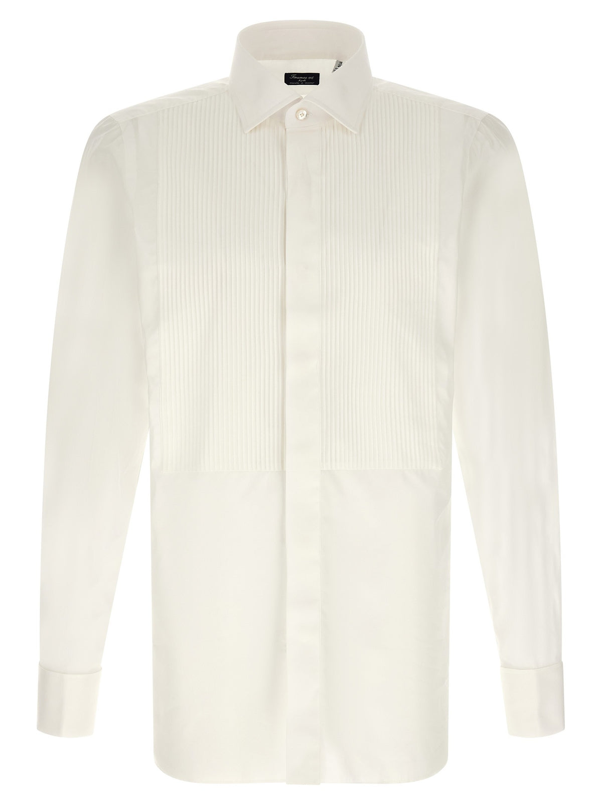 Finamore Napoli Classic Tuxedo Shirt White