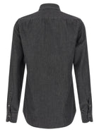 Borriello Napoli Denim Shirt Grey, view 2