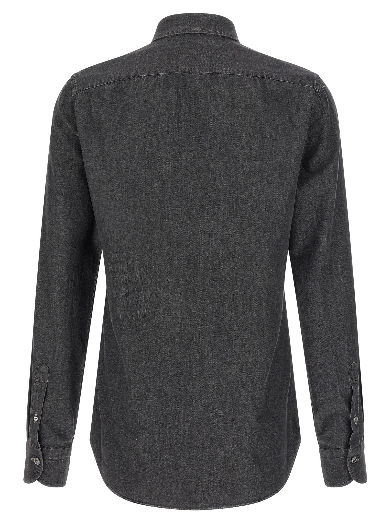 Borriello Napoli Denim Shirt Grey