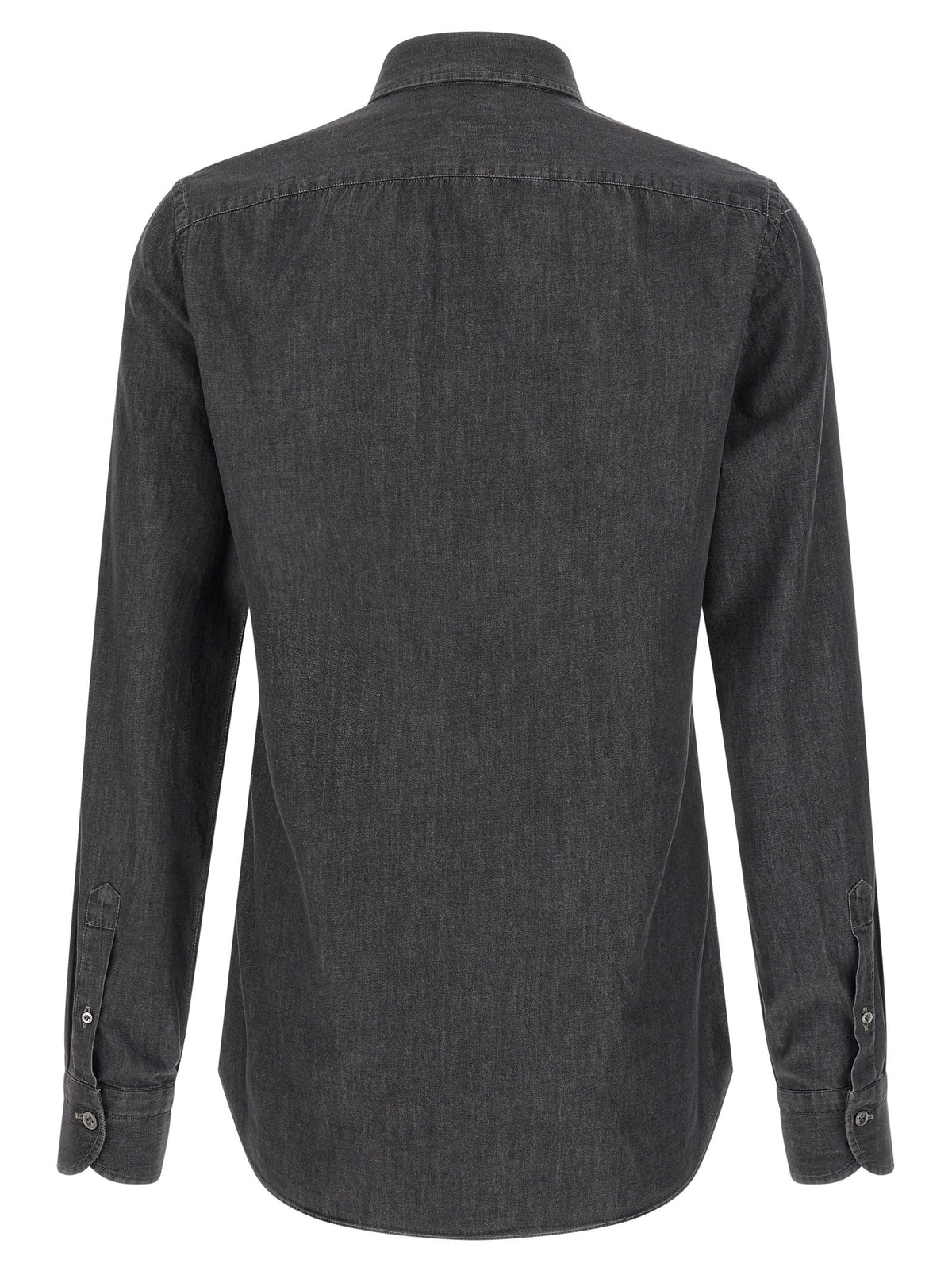 Borriello Napoli Denim Shirt Grey, view 2